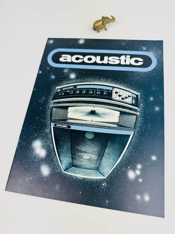 Acoustic Amplifier Catalog 1976 image 1