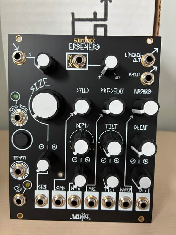 Make Noise Erbe-Verb Reverb Black and Gold Module image 1