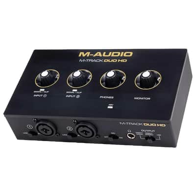 M-Audio M-Track Duo HD Producer Pack with Monitors & Desktop Stands image 6