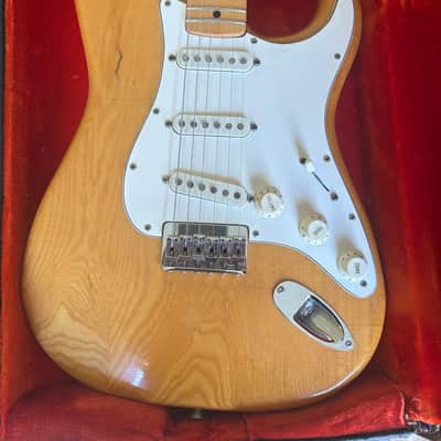 Fender Stratocaster Hardtail 1974 Maple Fretboard 1973 - 1977 - Natural image 1