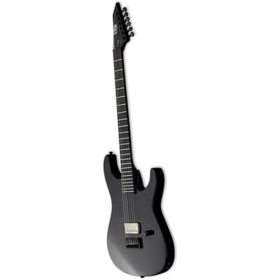 ESP LTD M-201HT 6-String Baritone Electric Guitar - Black image 4