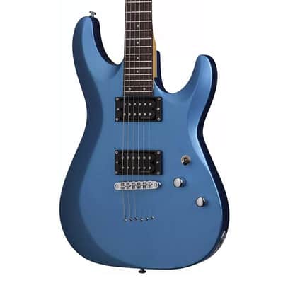 Schecter C-6 Deluxe Electric Guitar - Satin Metallic Light Blue - Open Box image 1