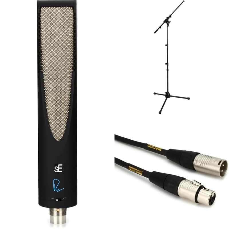 sE Electronics Rupert Neve RNR1 Active Ribbon Microphone Bundle with Stand and Cable image 1