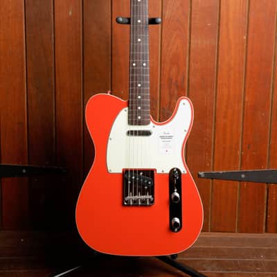 Fender Made in Japan Traditional '60s Telecaster Custom Fiesta Red Electric Guitar image 2