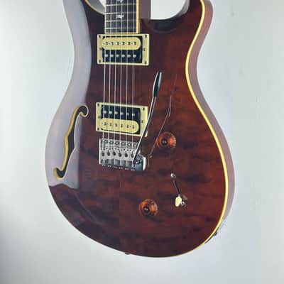 PRS SE Custom 22 Semi-Hollow Tortoise Shell 2019 Europe Exclusive LTD with bag image 2