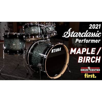 Tama Starclassic Performer 5pc Drum Set Molten Steel Blue Burst image 2