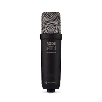 RODE NT1 5th Generation Large-Diaphragm Cardioid Condenser Microphone, Black image 5