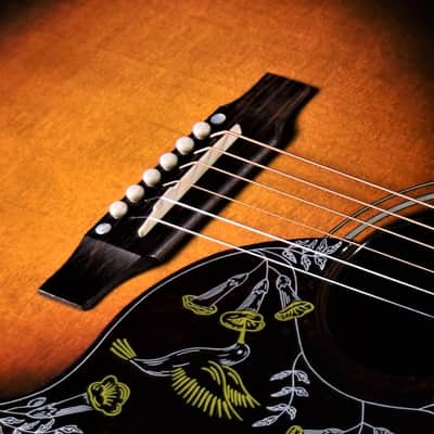 Gibson Hummingbird Standard Acoustic/Electric Guitar - Vintage Sunburst ~ Pristine! image 12