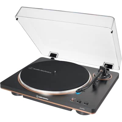 Audio-Technica Fully Automatic Belt-Drive Turntable, Black/Bronze + Studio Monitors, Pair image 4
