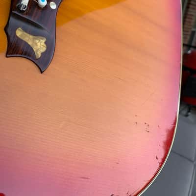 New Update - Rare Kiso Suzuki W-65HA "Dove" 1975 Cherry Sunburst image 11