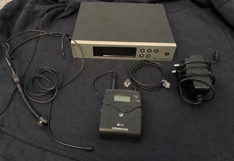 Sennheiser EW 100 G4 Wireless Headset Microphone System – A1 (470–516 MHz) – RF Tested image 1