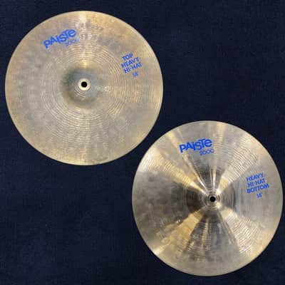 Paiste 14" 2000 Heavy Hi-Hat Cymbals (Pair)