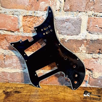 Teisco / Heit Deluxe / Norma MIJ 2 Pickup Pickguard (1960s - Black) image 2