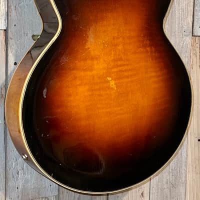 Great 1952 Gibson ES-350 Premier P-90 Archtop Jazz Guitar Sunburst, OHSC image 10