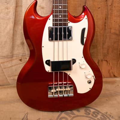 Gibson Melody Maker Bass SG EB 1968 - Sparkling Burgundy Metallic image 2
