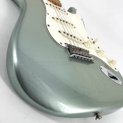 2005 Fender Custom Shop Limited Edition ’66 Stratocaster Closet Classic – Firemist Silver Metallic image 21