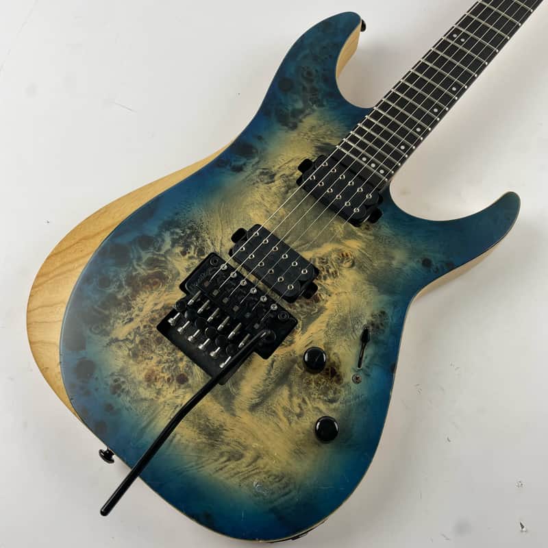 Schecter Reaper-6 FR - Satin Sky Burst Floyd Rose, Set up and ready to go! image 1