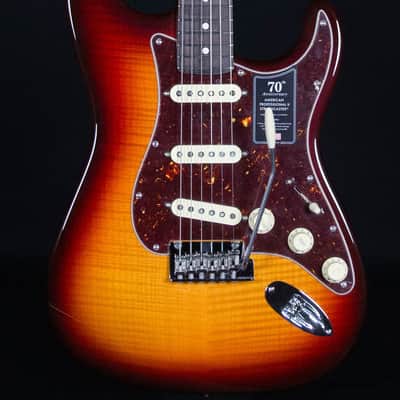 Fender 70th Anniversary American Professional II Stratocaster, Rosewood FB, Comet Burst image 1