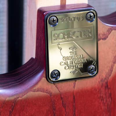 Schecter California Custom 1997 - Trans Burgundy image 14