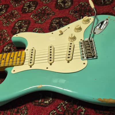 Fender 1957 Stratocaster custom shop limited edition 2022 - sea foam green image 4