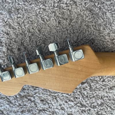 Fender Standard Stratocaster 2007 MIM HSS Black Maple Fretboard Strat Guitar image 6