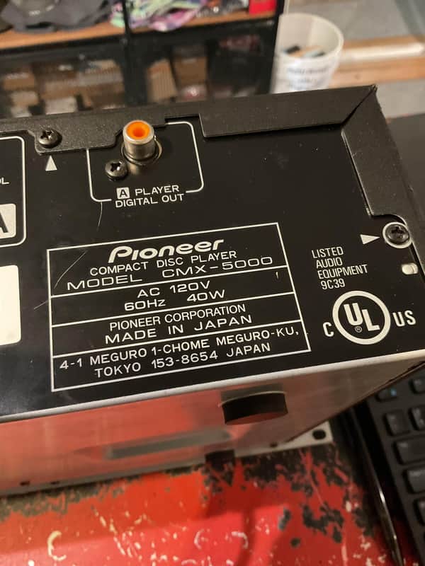 pioneer cmx 5000 dj cd player | Reverb