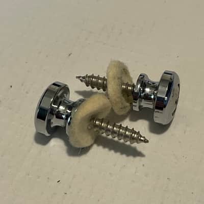 1990's Era Korean Ibanez RG270 RG & S Series Chrome Strap Buttons image 3