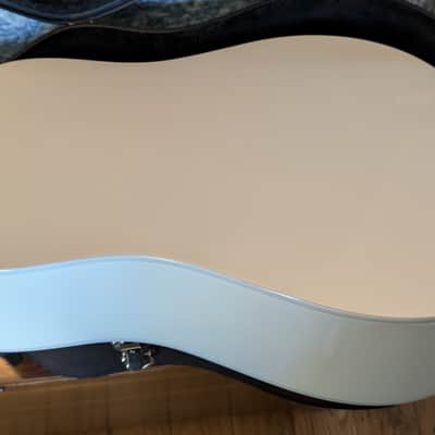 2020 - 2025 Epiphone Dove Pro Alpine White A/E with Road Runner Hard Shell Case image 8