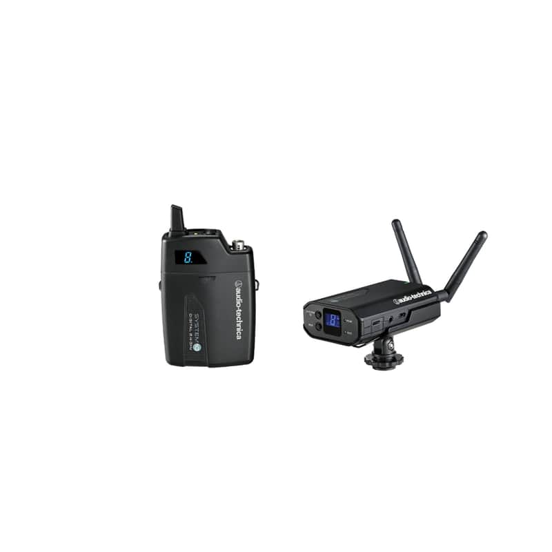 Audio-Technica ATW-1701 System 10 Digital Camera-Mount Wireless Lavalier Microphone System with No Mic - Mint, Open Box image 1