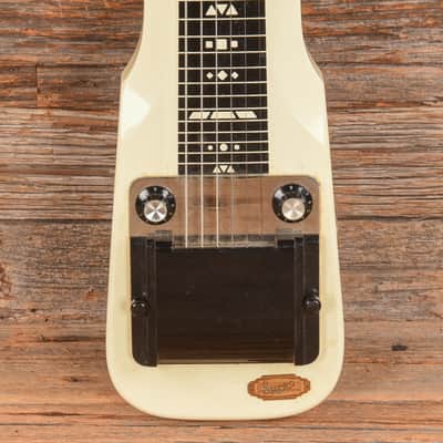 Supro Comet Lap Steel Guitar White 1960s image 1