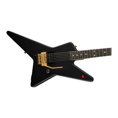 EVH Limited Star Series 6-String Electric Guitar With Tremolo (Stealth Black) image 3