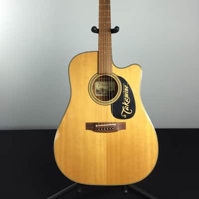 Takamine EF340SC Dreadnought Acoustic Guitar Natural image 1