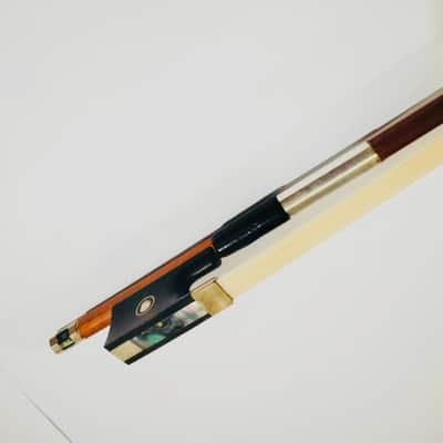 Fine Violin Bow Copy of Eugène Sartory - Pernambuco silver wining Leather Grip image 6