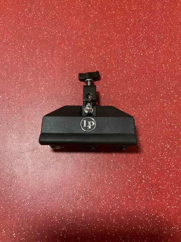 LP1207-T Jam Tamb Block/Tambourine with Mounting Eye Bolt Bracket image 1