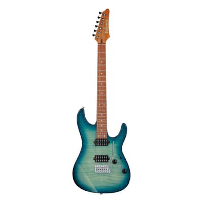 Ibanez Standard AZ24S1F-TXB Transparent Turquoise Burst - Electric Guitar image 1