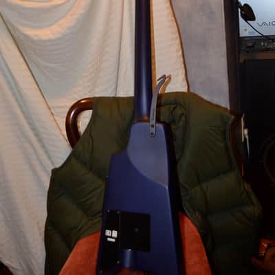 Steinberger synapse 4 string bass guitar blue image 14
