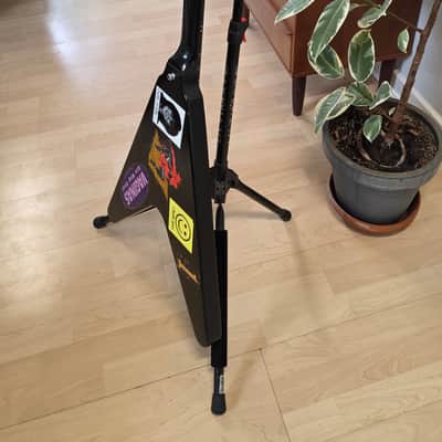 Gibson Gothic Flying V 1999 EX BLACK LABEL SOCIETY MUSIC VIDEO STAGE PLAYED OZZFEST ARTIST OWNED TOUR GUITAR Custom Graphics image 14