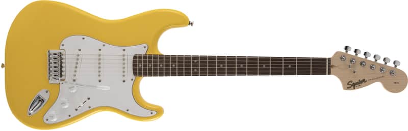 Squier FSR Affinity Strat Graffiti Yellow | Reverb