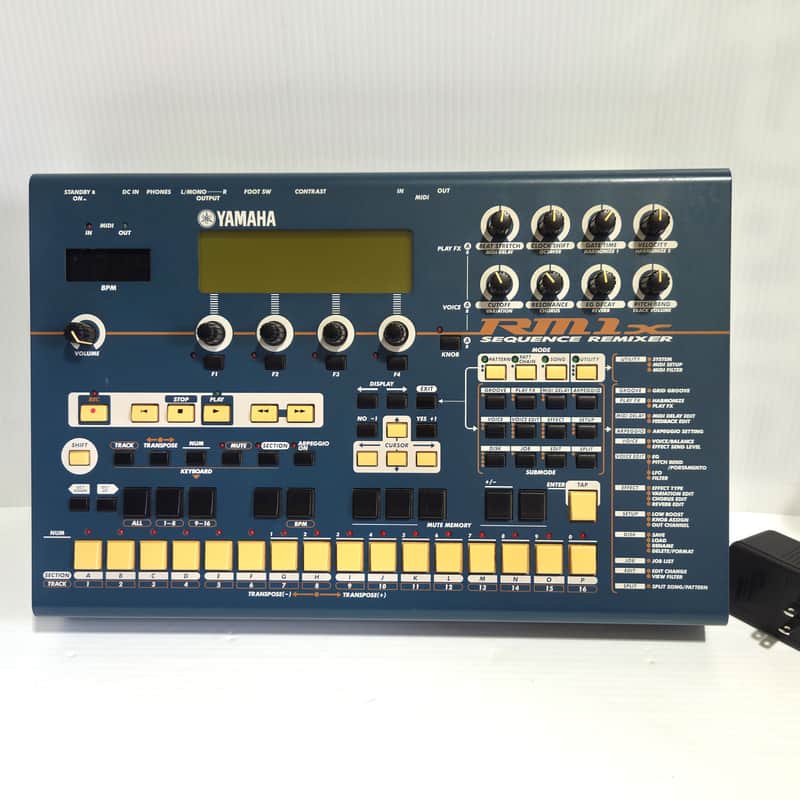 Yamaha RM1x Sequence Remixer 2000s - Blue image 1