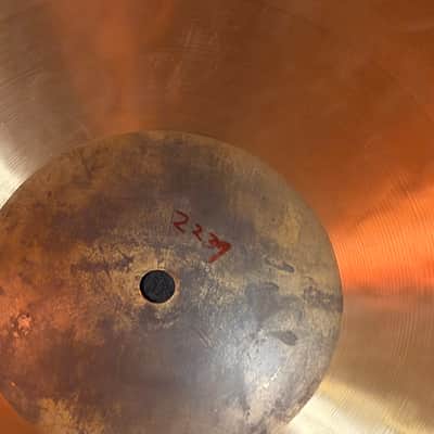SABIAN HHX thin 21” ride cymbal 2229 grams for drums used excellent image 6