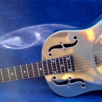 National Reso-Phonic NRP Steel 12 Fret Single Cone 2023 Rubbed Nickel image 4