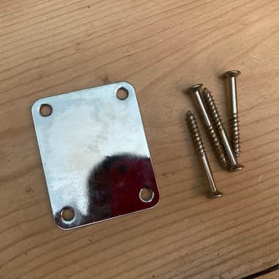 Squier Electric Guitar Neckplate (From 2021 Affinity Jaguar Bass) image 3