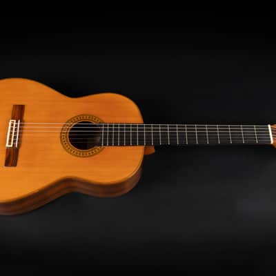 1993 Amalio Burguet 3M Cedar Indian Rosewood - Natural High Gloss | Vintage All Solid Spanisch Masterbuilt Classical Guitar Ebony Fretboard | Case image 3