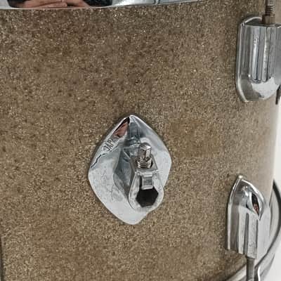 Pearl 1970s 13″ x 9″ Tom In Gold Glitter image 7