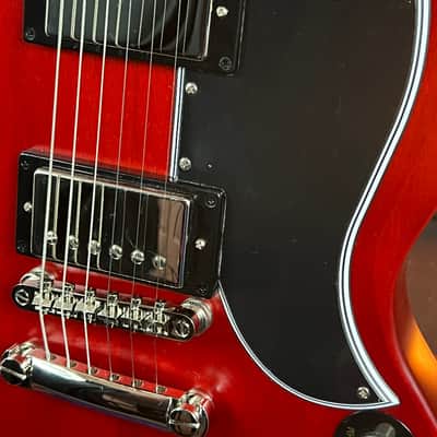2023 Epiphone "Inspired by Gibson" 1961 Les Paul SG Cherry Electric Guitar w/ Hard Case image 4
