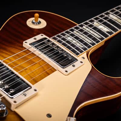 Gibson Custom 1959 Les Paul Standard Reissue VOS, Iced Tea Burst image 3
