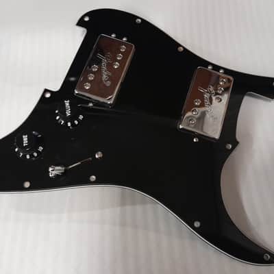 Fender USA made Strat 2 Shawbucker Wide Range Humbucker pickguard assembly 2022 MOD image 1