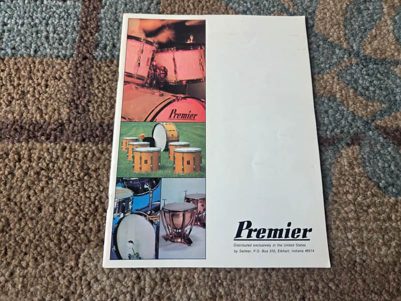 Vintage 1973 Premier Full-Line Drum Catalog! Rare, Original Case Candy, Paperwork! image 1