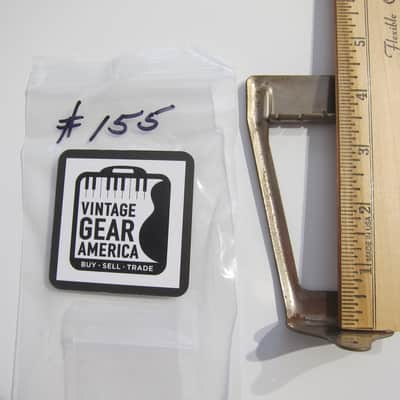 Harmony & Kay Guitar Tailpiece Authentic Vintage Part Circa-1940s-1960s-Nickel Silver image 6
