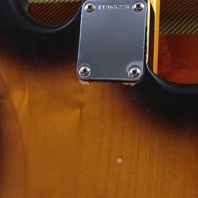 LEFTY! Fender American Vintage ‘57 Reissue Strat Ash Clapton Brownie Tribute Stratocaster Custom Relic Nitro 7.6 Lb HSC image 7